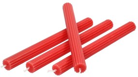 Zestaw świec stroikowych Classic Red 2x25 cm