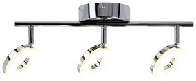 Lampa sufitowa LED w kolorze srebra z połyskiem 47x16 cm Thema – Candellux Lighting