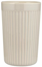 Beżowy ceramiczny kubek z rowkami CAFE MYNTE LATTE