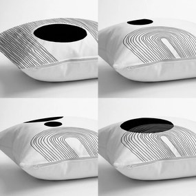 Poszewki na poduszki zestaw 4 szt. 43x43 cm Simple Arch – Minimalist Cushion Covers