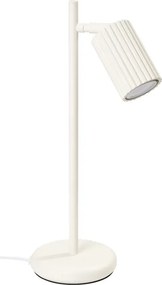 Beżowa karbowana lampka na biurko - D300 F1-L23