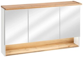 Szafka łazienkowa z lustrem Laures 4X - Biały