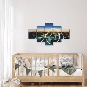Obraz - widok nieba z dachu (125x70 cm)