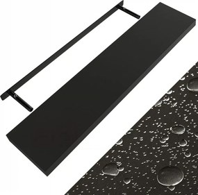 Półka ścienna FIGO + z konsolą, 110cm, czarna Casaria