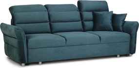 Rozkładana sofa pokojowa z regulowanymi zagłówkami Grandera 3 os.