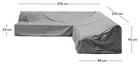 Pokrowiec na meble ogrodowe 270x270x95 cm Iria – Kave Home