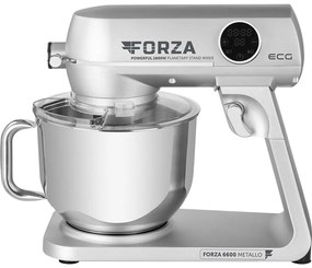 ECG Forza 6600 robot kuchenny Metallo Argento