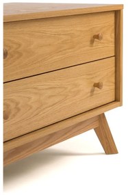 Szafka pod TV w dekorze dębu 130x50 cm Kensal – Woodman