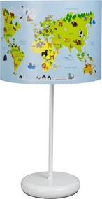 Lampka nocna dla dzieci z mapą świata - 5X A327 B8-B23