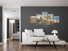 Obraz - William Stanley Haseltine, Santa Maria a Cetrella, Anacapri, reprodukcje (125x70 cm)
