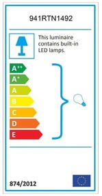 Kinkiet LED w kolorze złota Flüt – Opviq lights