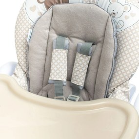 Baby Mix Krzesełko dla dzieci do karmienia, beżowy