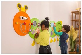 Viga drewniana tablica gąsienica certyfikat fsc montessori