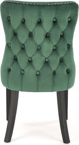 Aksamitne krzesło z ozdobnymi pinezkami Alda