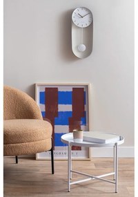 Biały metalowy okrągły stolik ø 50 cm Meseta – Leitmotiv