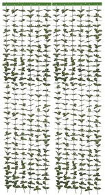 Zielona zasłona na drzwi 190x90 cm Liane – Maximex