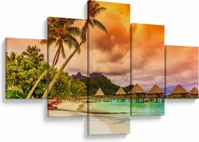 Obraz - Bora Bora Island (125x70 cm)