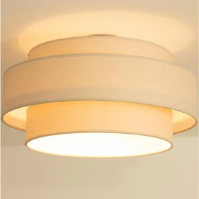 Brilagi - Lampa sufitowa RESNA 1xE27/60W/230V śr. 40 cm beżowa