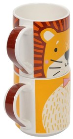 Zestaw prezentowy: 2 kubki porcelanowe dla dziecka, 2 x 265 ml