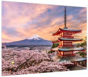 Obraz - Fudżi, Japonia (70x50 cm)