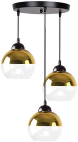 Nowoczesna potrójna lampa wisząca - 3X D237 T7-C26