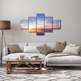Obraz - Zachód słońca ponad chmurami (125x70 cm)