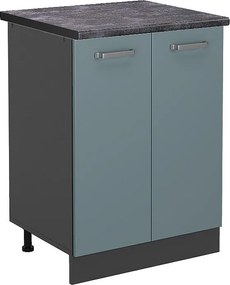 Szafki kuchenne niebiesko-szary 60x60x81.6 r-line