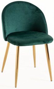 Krzeso Vint Velvet w kolorze zotym