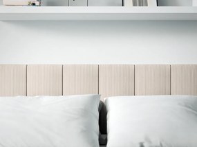 Tapicerowany panel ścienny FRAME LINCOLN 30x60 cm Kolor: Jasnoszary