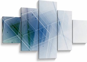 Obraz - Kształty geometryczne (125x70 cm)