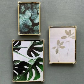 Metalowa ramka stojąca/ścienna w kolorze złota 13,5x18,5 cm Decora – Zilverstad