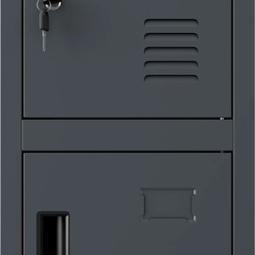 Szafa skrytkowa socjalna BHP antracytowa ROBERT 1 Plus 292 x 1720 x 450 mm