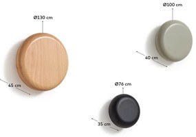 Ścienne drewniane haczyki zestaw 3 szt. Nadue – Kave Home