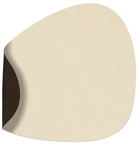 Mata stołowa ze skóry ekologicznej 37x44 cm Curve L Double Nupo – LIND DNA