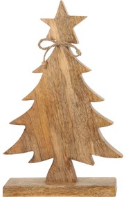 Dekoracyjna choinka z drewna mango, 40 cm