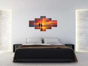 Obraz - Spacer po plaży (125x70 cm)