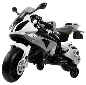 Motocykl motor na akumulator bmw s1000rr srebrny