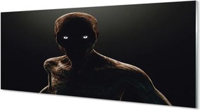 Szklany Panel Przerażająca Postać bez Włosów