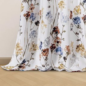 Biała zasłona częściowo zaciemniająca (dimout) 135x250 cm Solkone – Restilo