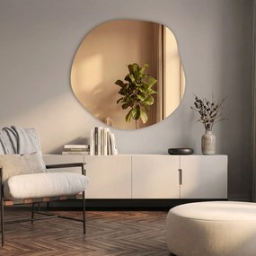 Lustro brązowe Base B30 50×48