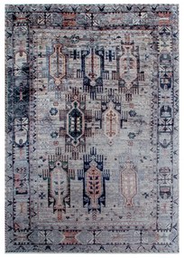 Dywan bawełniany Pescara boho szary  80 cm x 150 cm