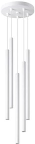 Biała nowoczesna lampa wisząca sople - 3X A382 M3-H27