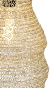 Orientalna lampa wisząca złota - Nidum RomboWiejski/ Rustykalny / Vintage Oswietlenie wewnetrzne
