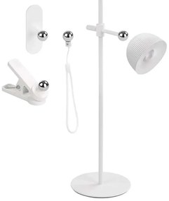 LED ładowalna lampa biurkowa 4w1 4,2W 3,7V 4000K biała, ściemnialna, magnetyczna