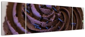 Obraz - Czekoladowa babeczka (170x50 cm)
