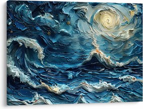 Obraz - Malowanie nieba i morza (70x50 cm)