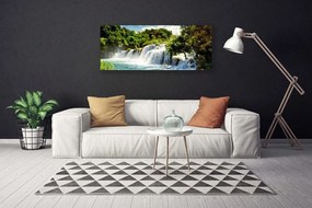 Zdjęcie na płótnie Nieoczekiwany Duet: Bambus i Stokrotka