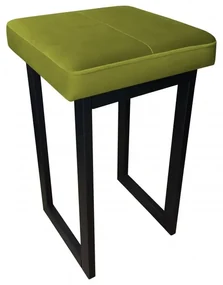 Taboret MAESTRO LOW BL VELVET oliwkowy ATOS