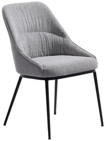 Szare krzesła zestaw 2 szt. Meridian – Unique Furniture