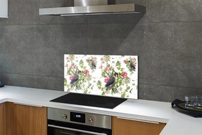 Panel Szklany Poranne Spotkanie na Gałęzi